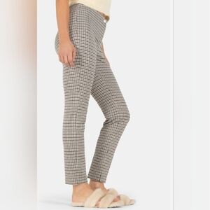 S.C & CO  BROWN HOUNDSTOOTH PANTS SIZE 4